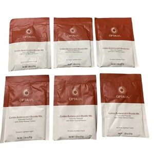 Optavia GOLDEN BUTTERSCOTCH BLONDIE MIX 6 Fuelings Packets 1.09 oz